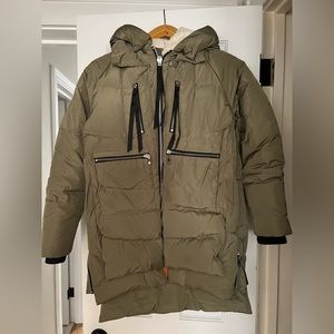 Orolay Women’s Parka, Olive Green, XS